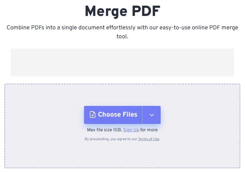 FreeConvert Merge Tool