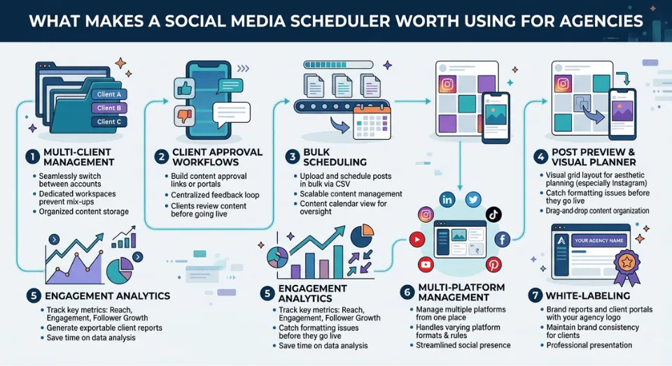 Social Media Scheduler for Agencies